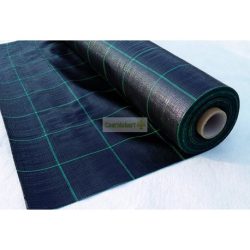 Fekete agroszövet, 210 cm széles